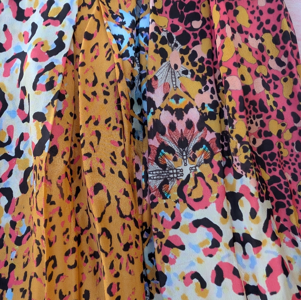 Anthro Bhanuni By Jyoti Panthera Animal Print Maxi‎ Skirt 8 - Picture 8 of 11